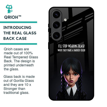 Aesthetic Digital Art Glass Case for Samsung Galaxy S24 5G