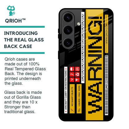 Aircraft Warning Glass Case for Samsung Galaxy S24 5G