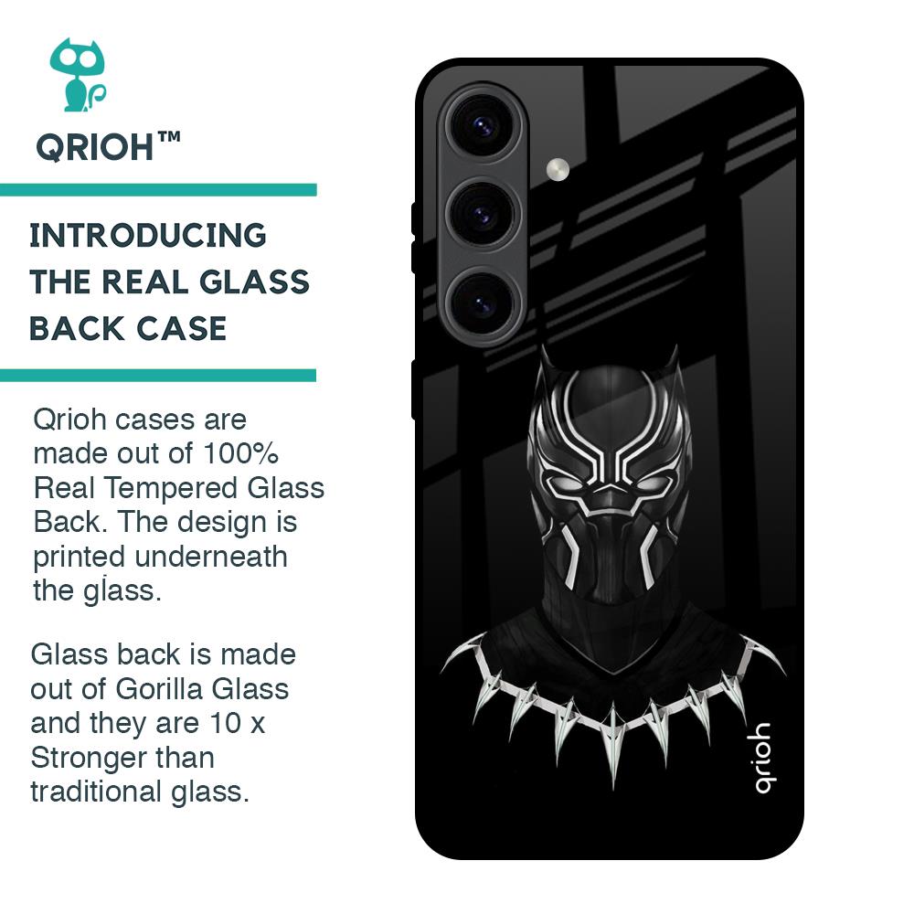 Dark Superhero Glass Case for Samsung Galaxy S24 5G