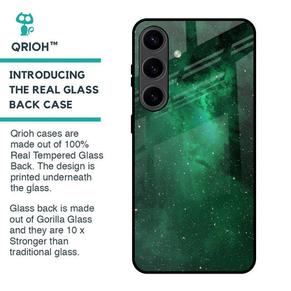 Emerald Firefly Glass Case For Samsung Galaxy S24 5G