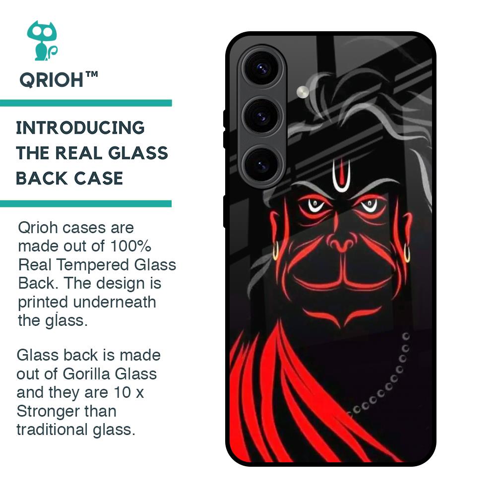 Lord Hanuman Glass Case For Samsung Galaxy S24 5G
