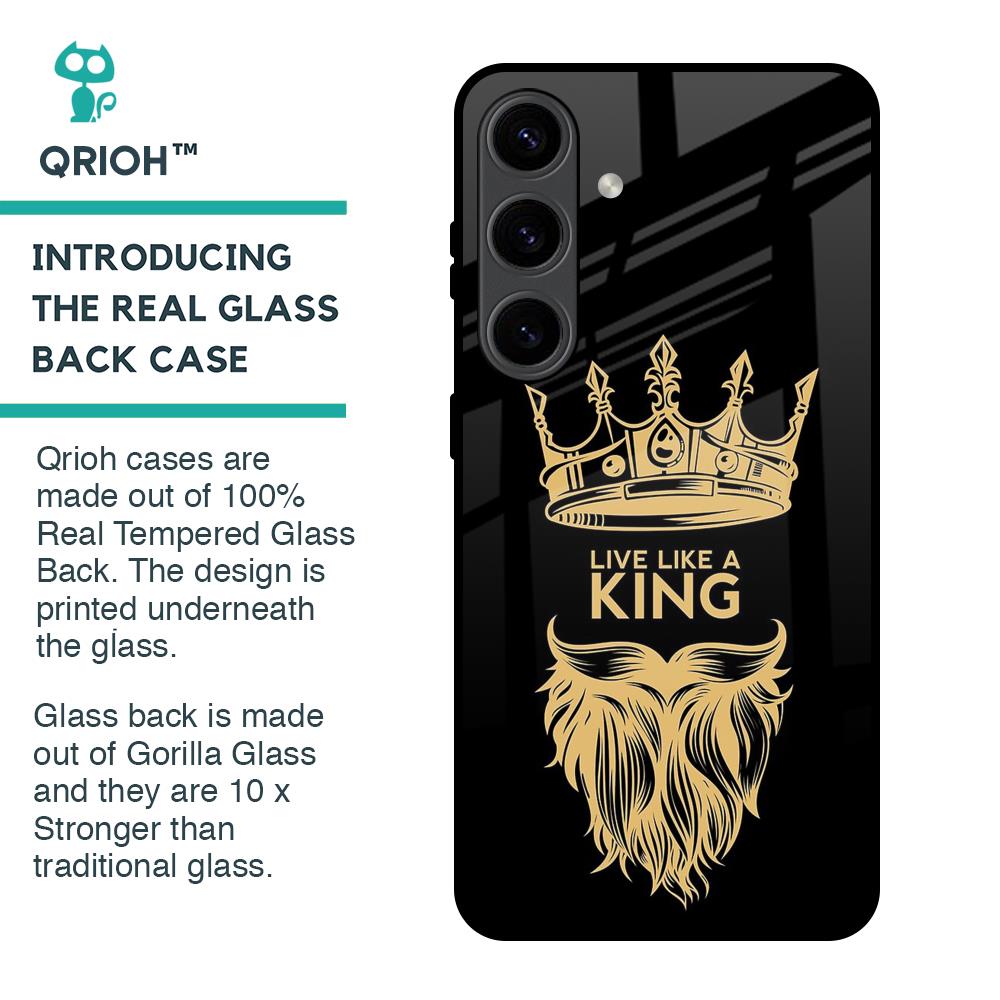 King Life Glass Case For Samsung Galaxy S24 5G