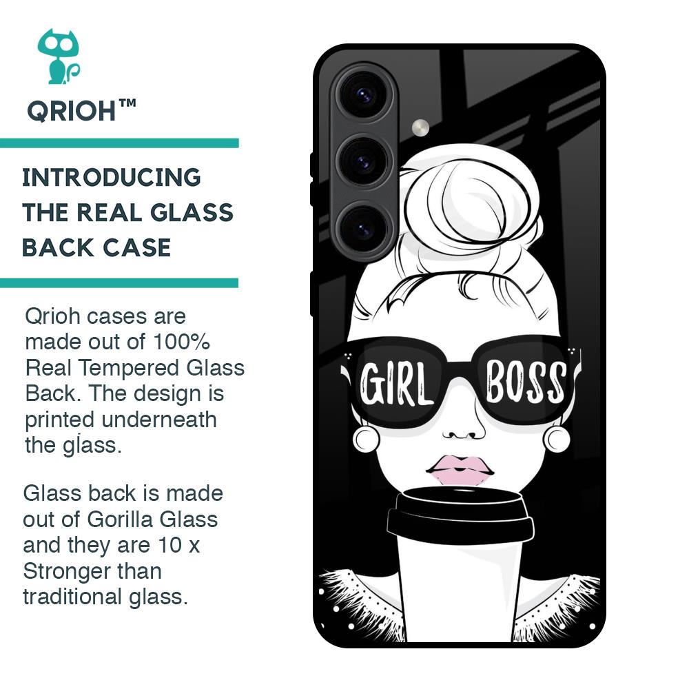 Girl Boss Glass Case For Samsung Galaxy S24 5G