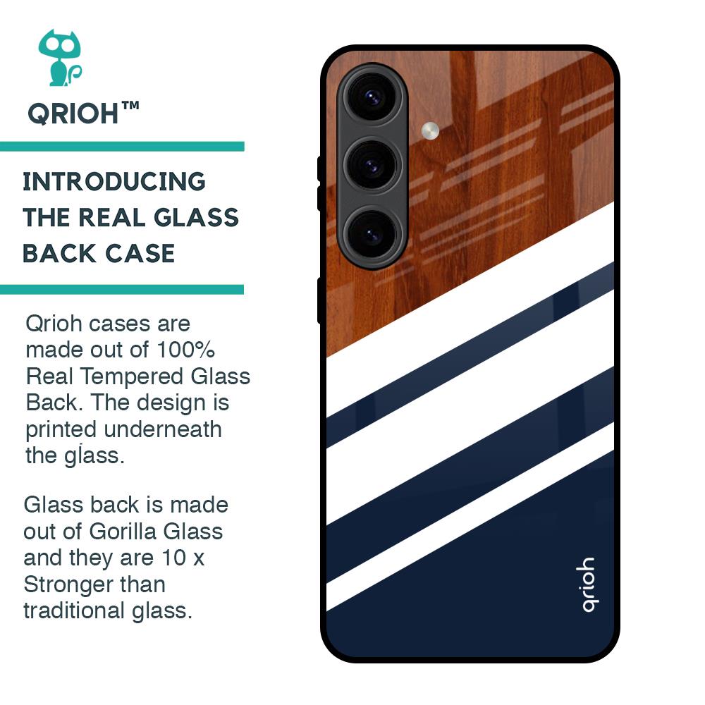 Bold Stripes Glass Case for Samsung Galaxy S24 5G