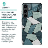 Abstact Tiles Glass Case for Samsung Galaxy S24 5G