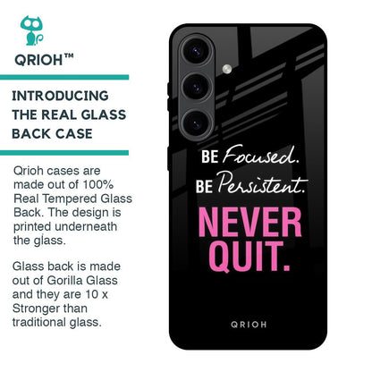 Be Focused Glass Case for Samsung Galaxy S24 5G