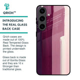 Brush Stroke Art Glass Case for Samsung Galaxy S24 5G