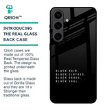 Black Soul Glass Case for Samsung Galaxy S24 5G