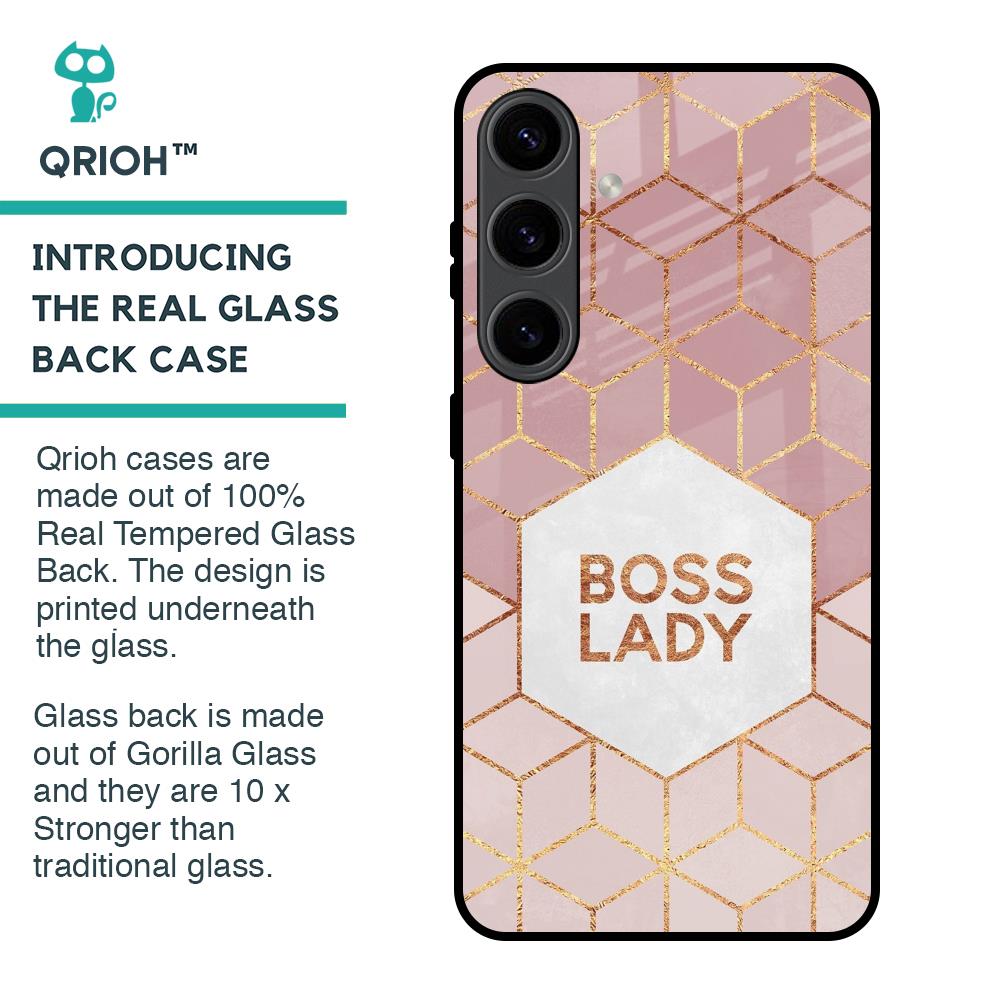 Boss Lady Glass Case for Samsung Galaxy S24 5G