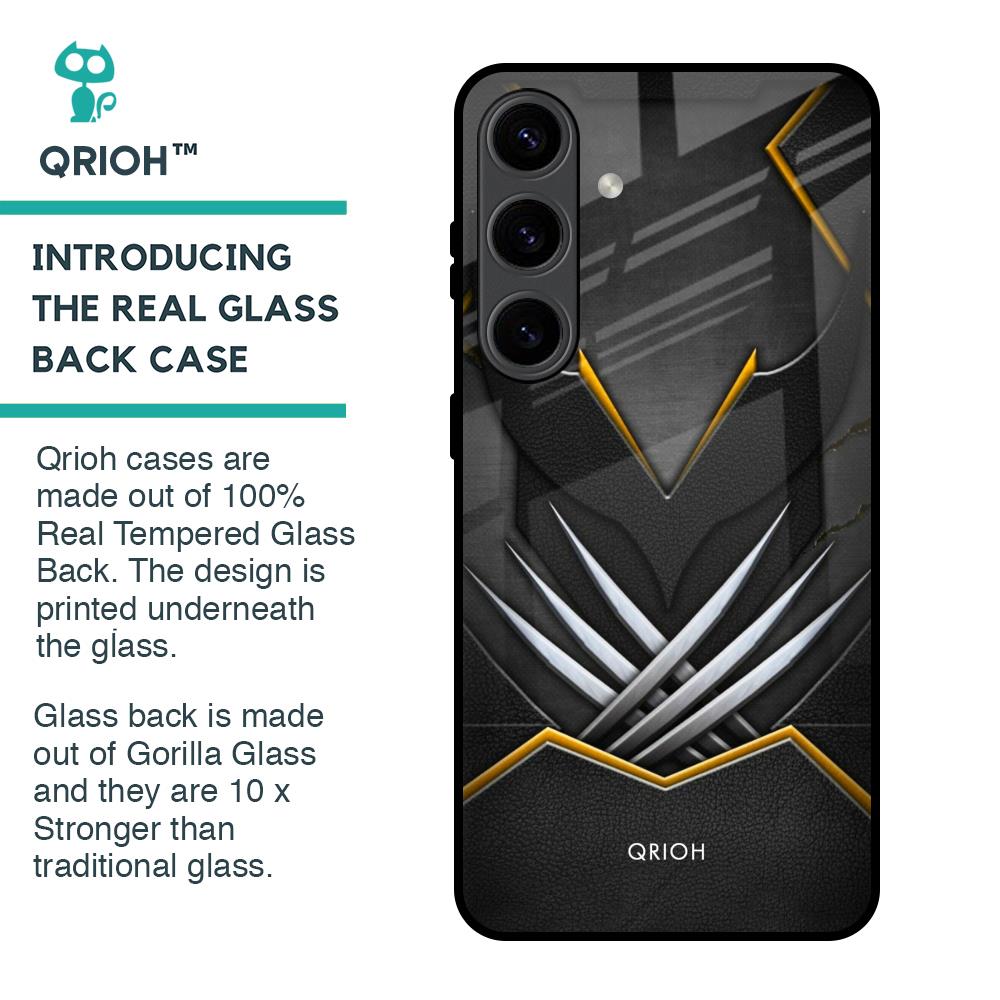 Black Warrior Glass Case for Samsung Galaxy S24 5G