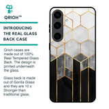 Tricolor Pattern Glass Case for Samsung Galaxy S24 5G