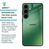 Green Grunge Texture Glass Case for Samsung Galaxy S24 5G