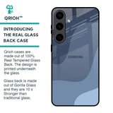 Navy Blue Ombre Glass Case for Samsung Galaxy S24 5G
