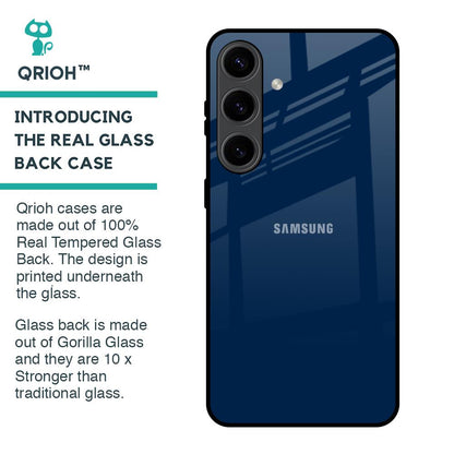 Royal Navy Glass Case for Samsung Galaxy S24 5G