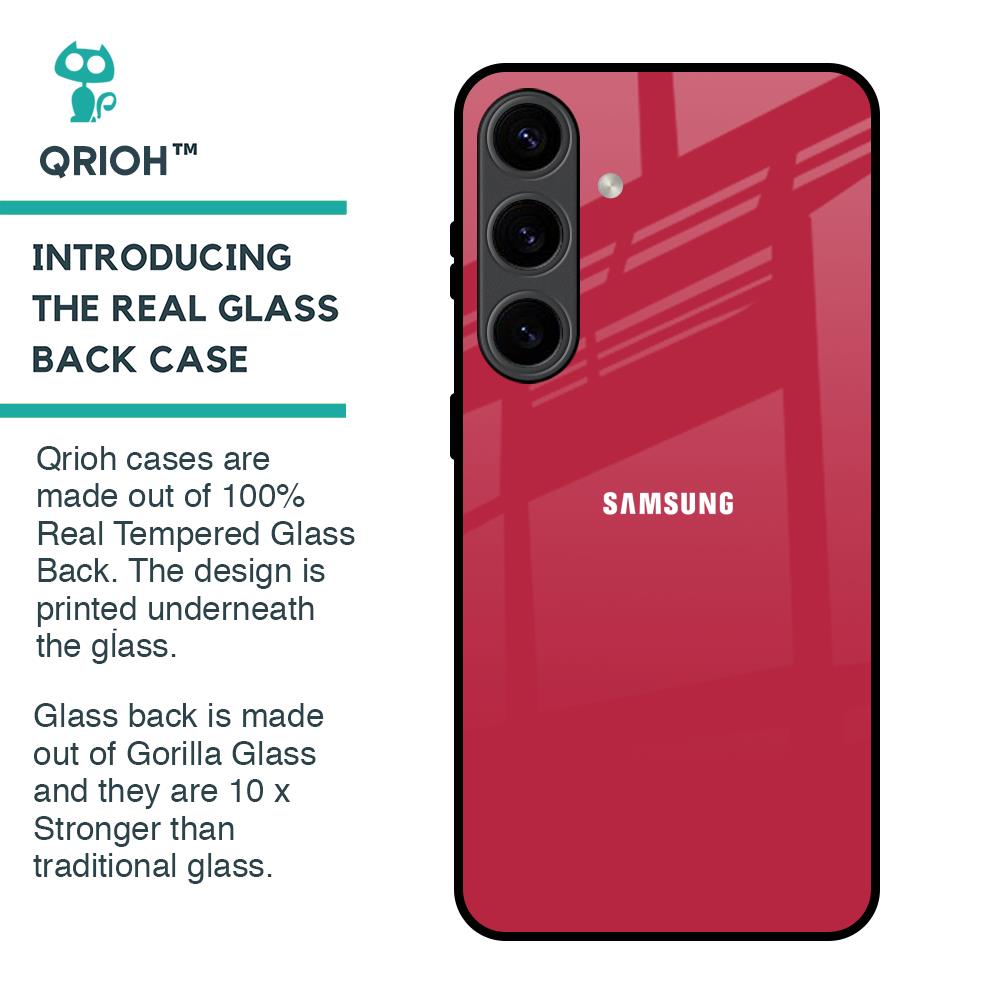 Solo Maroon Glass case for Samsung Galaxy S24 5G