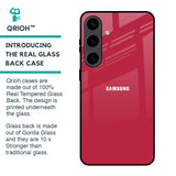 Solo Maroon Glass case for Samsung Galaxy S24 5G