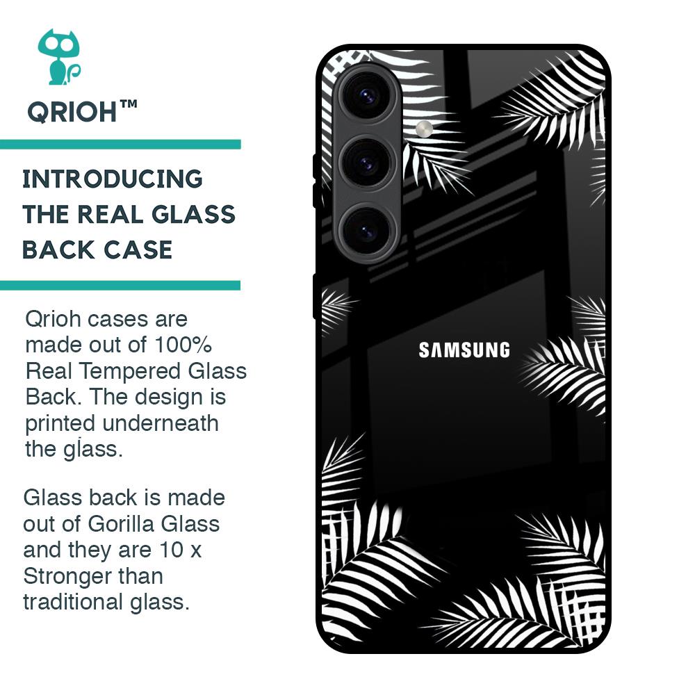 Zealand Fern Design Glass Case For Samsung Galaxy S24 5G