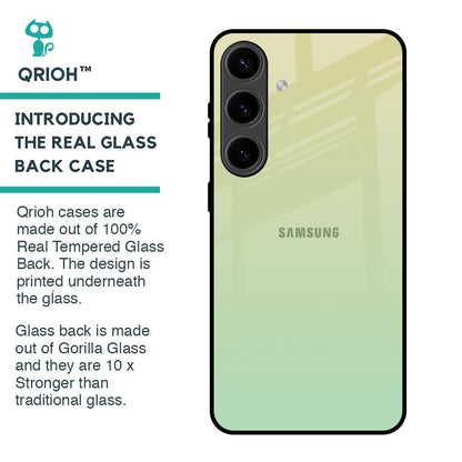 Mint Green Gradient Glass Case for Samsung Galaxy S24 5G