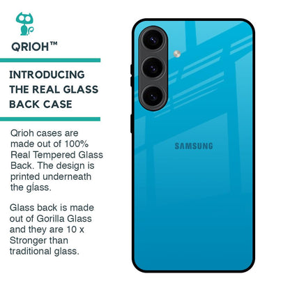 Blue Aqua Glass Case for Samsung Galaxy S24 5G