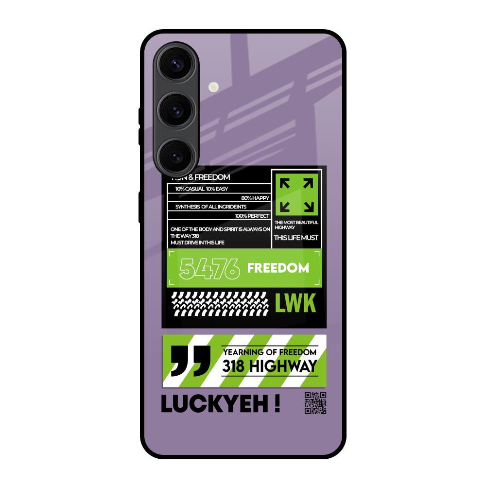 Run & Freedom Samsung Galaxy S24 Plus 5G Glass Back Cover Online