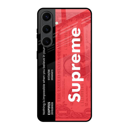 Supreme Ticket Samsung Galaxy S24 Plus 5G Glass Back Cover Online
