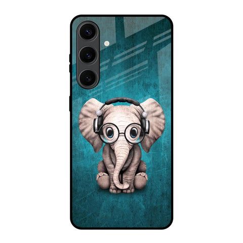 Adorable Baby Elephant Samsung Galaxy S24 Plus 5G Glass Back Cover Online