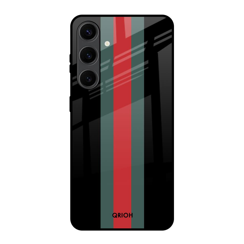 Vertical Stripes Samsung Galaxy S24 Plus 5G Glass Back Cover Online