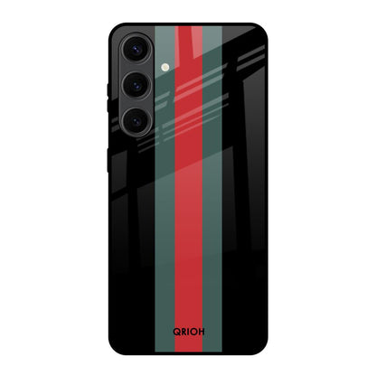 Vertical Stripes Samsung Galaxy S24 Plus 5G Glass Back Cover Online