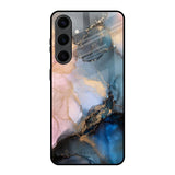 Marble Ink Abstract Samsung Galaxy S24 Plus 5G Glass Back Cover Online