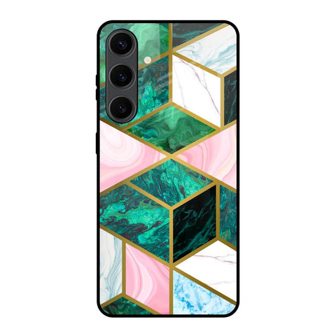 Seamless Green Marble Samsung Galaxy S24 Plus 5G Glass Back Cover Online