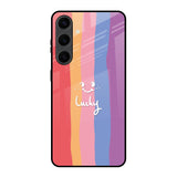 Lucky Abstract Samsung Galaxy S24 Plus 5G Glass Back Cover Online