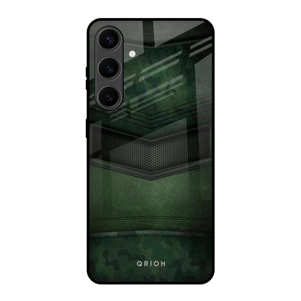 Green Leather Samsung Galaxy S24 Plus 5G Glass Back Cover Online