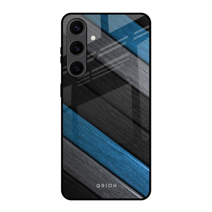 Multicolor Wooden Effect Samsung Galaxy S24 Plus 5G Glass Back Cover Online