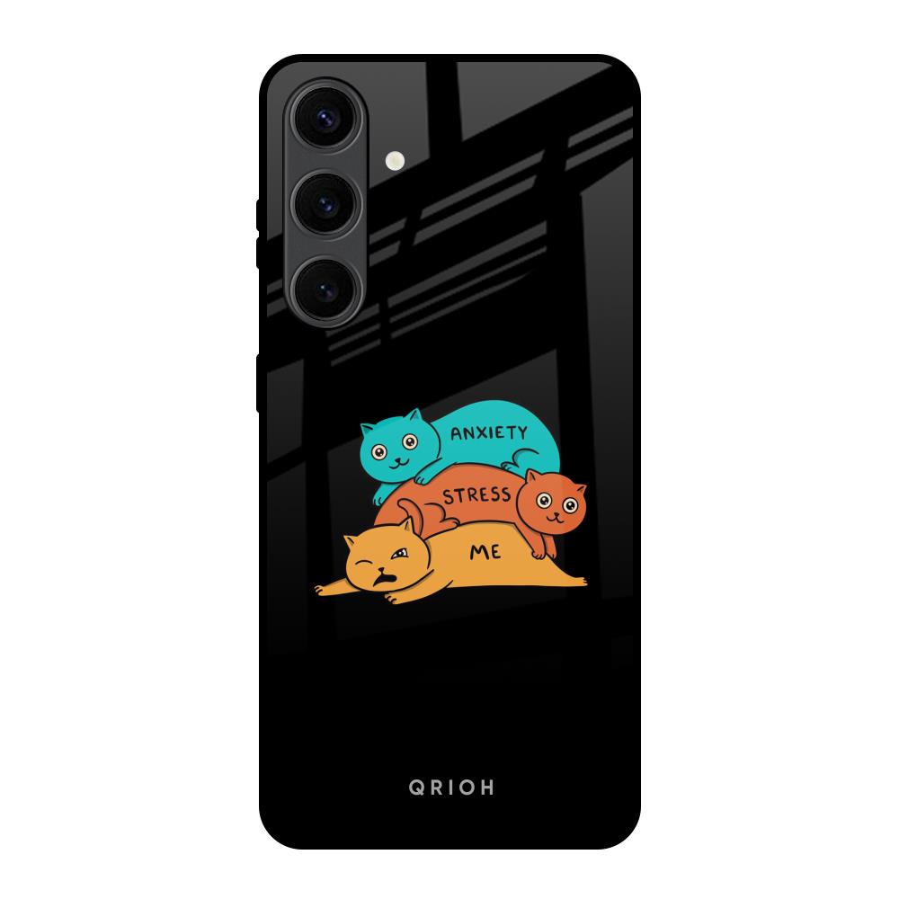 Anxiety Stress Samsung Galaxy S24 Plus 5G Glass Back Cover Online