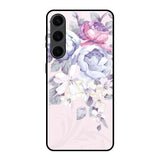Elegant Floral Samsung Galaxy S24 Plus 5G Glass Back Cover Online