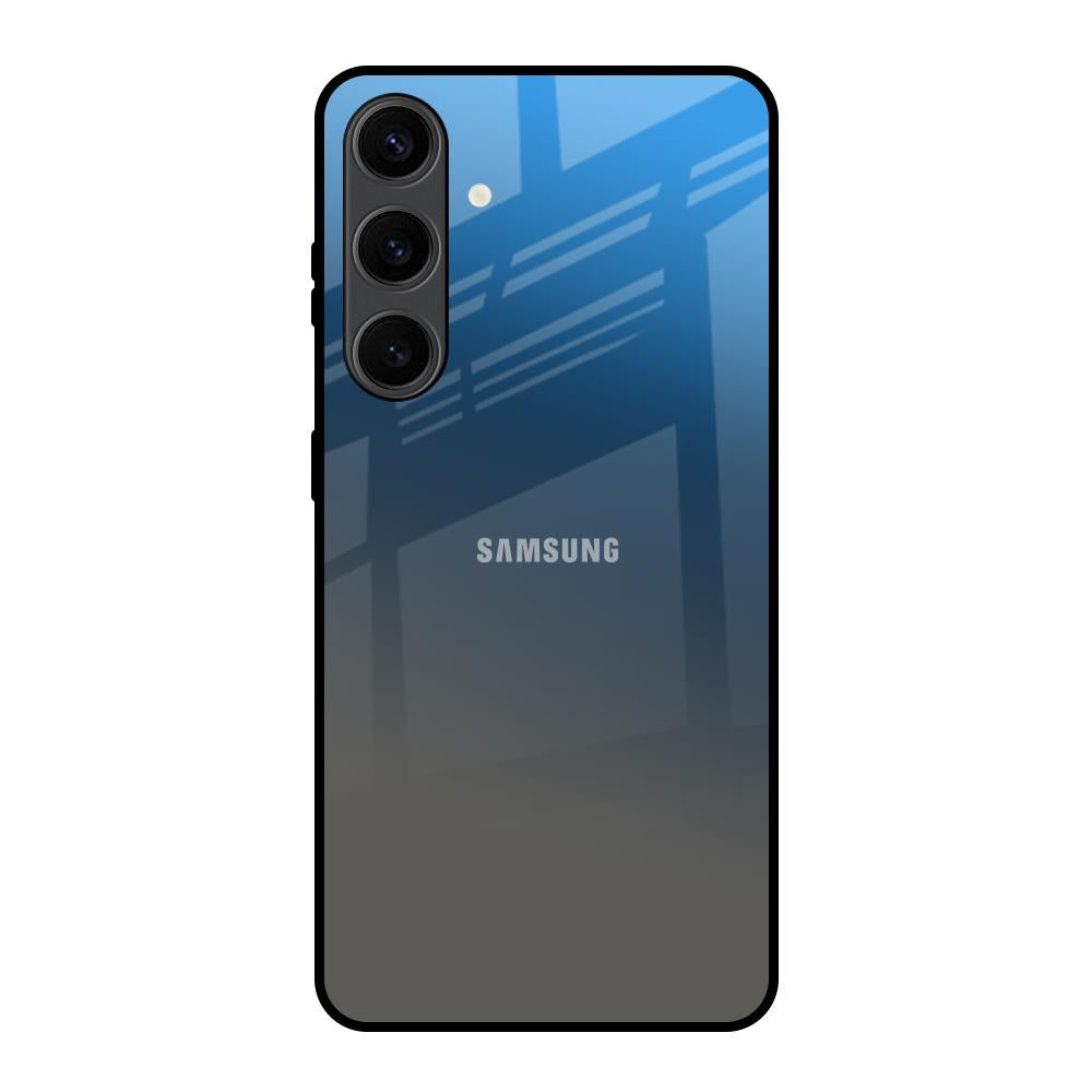 Blue Grey Ombre Samsung Galaxy S24 Plus 5G Glass Back Cover Online