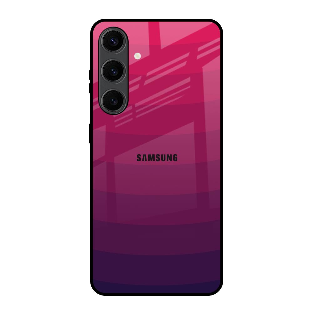 Wavy Pink Pattern Samsung Galaxy S24 Plus 5G Glass Back Cover Online