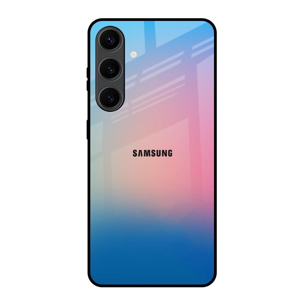 Blue & Pink Ombre Samsung Galaxy S24 Plus 5G Glass Back Cover Online