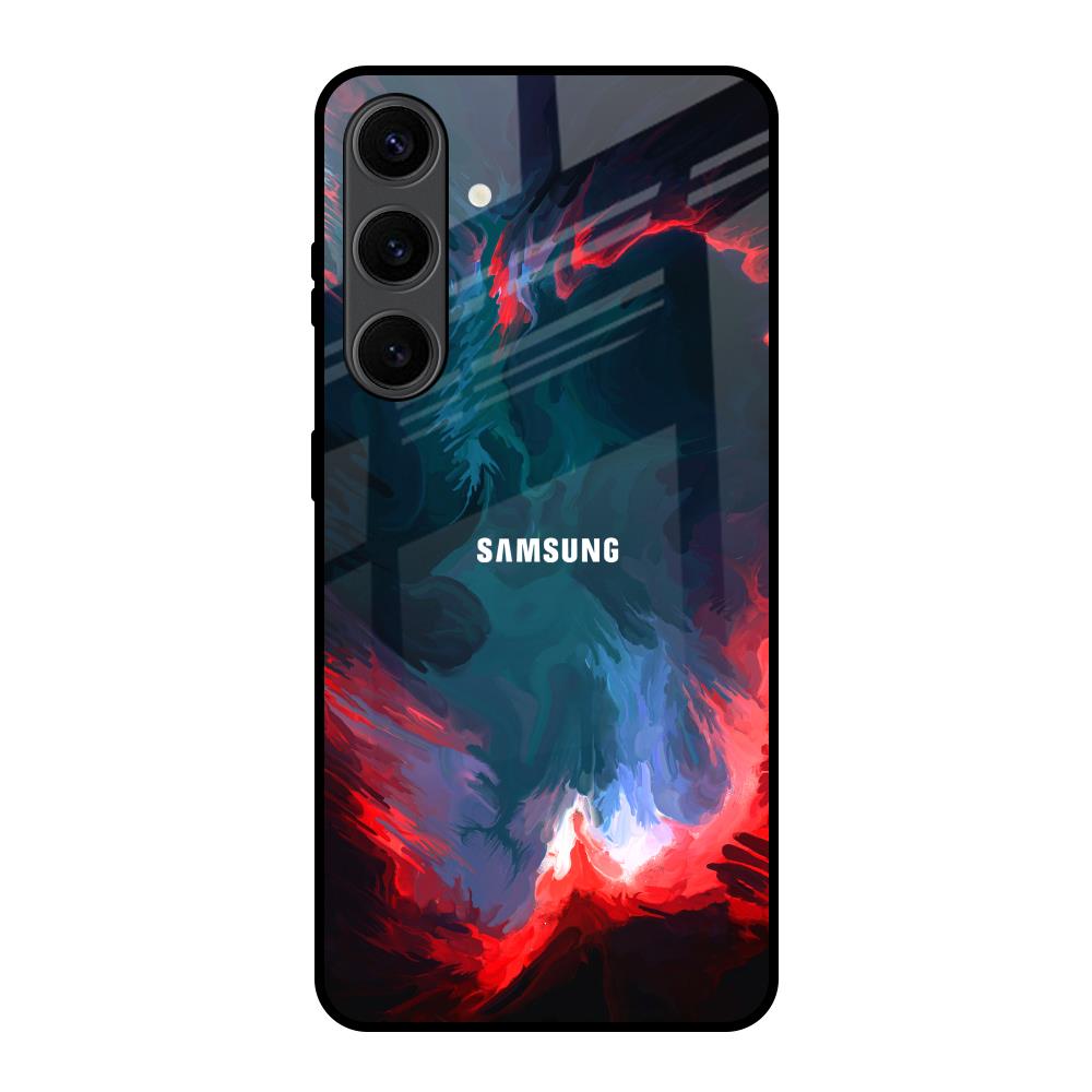 Brush Art Samsung Galaxy S24 Plus 5G Glass Back Cover Online