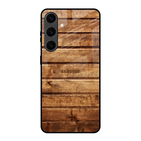 Wooden Planks Samsung Galaxy S24 Plus 5G Glass Back Cover Online