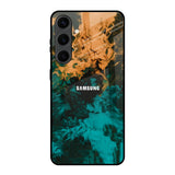 Watercolor Wave Samsung Galaxy S24 Plus 5G Glass Back Cover Online