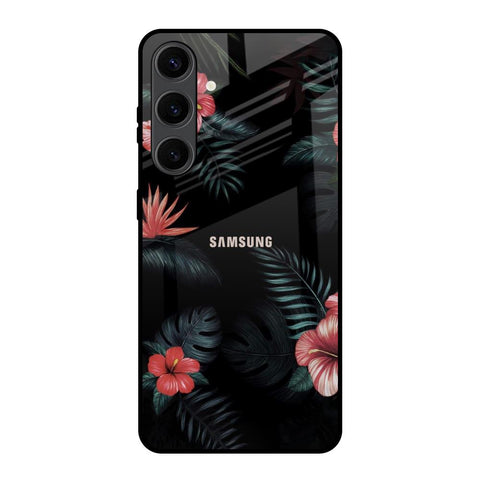 Tropical Art Flower Samsung Galaxy S24 Plus 5G Glass Back Cover Online