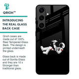 Space Traveller Glass Case for Samsung Galaxy S24 Plus 5G