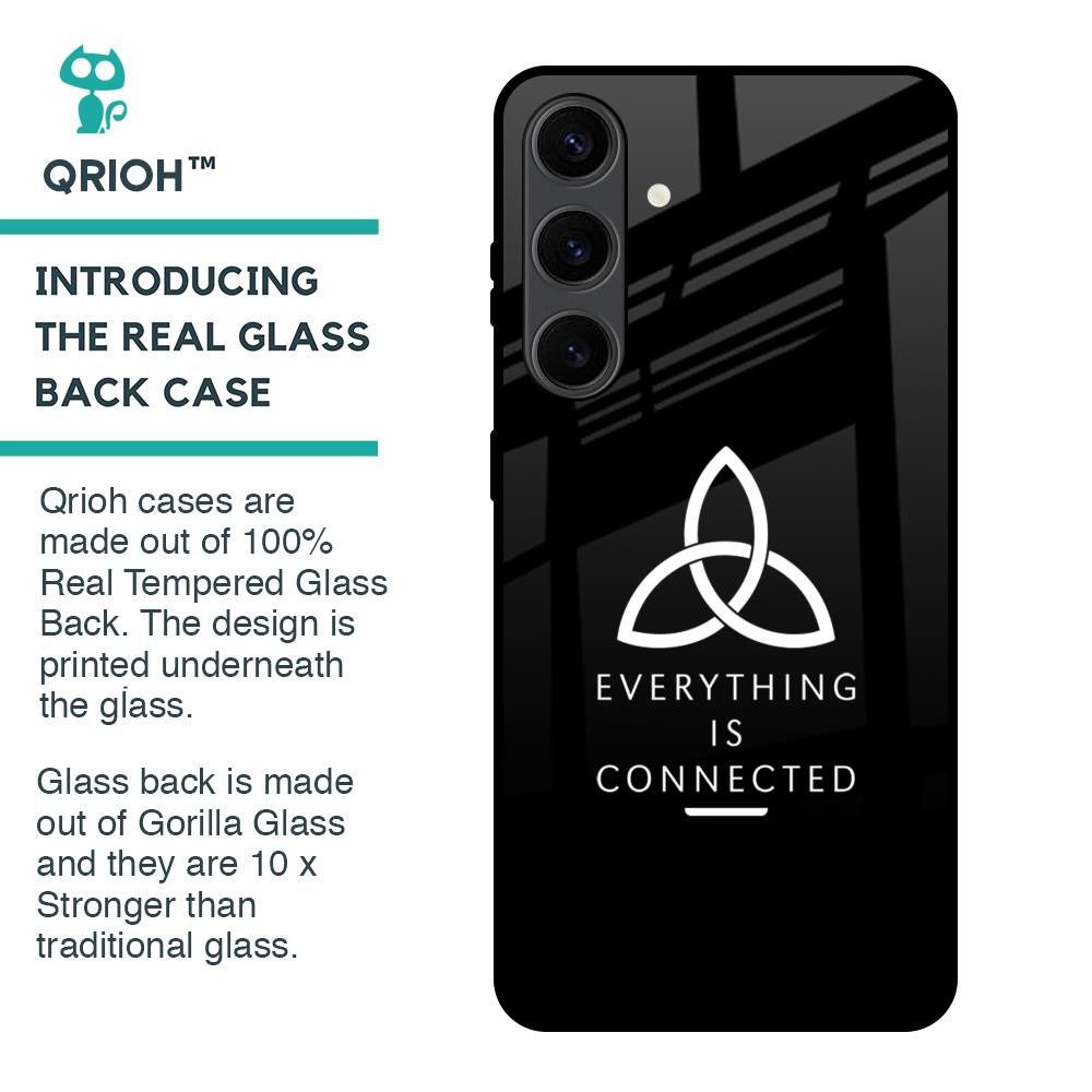 Everything Is Connected Glass Case for Samsung Galaxy S24 Plus 5G