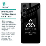 Everything Is Connected Glass Case for Samsung Galaxy S24 Plus 5G