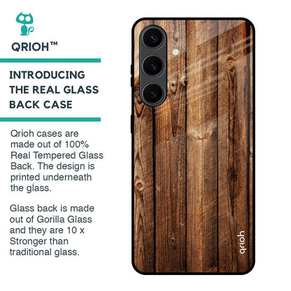Timber Printed Glass Case for Samsung Galaxy S24 Plus 5G