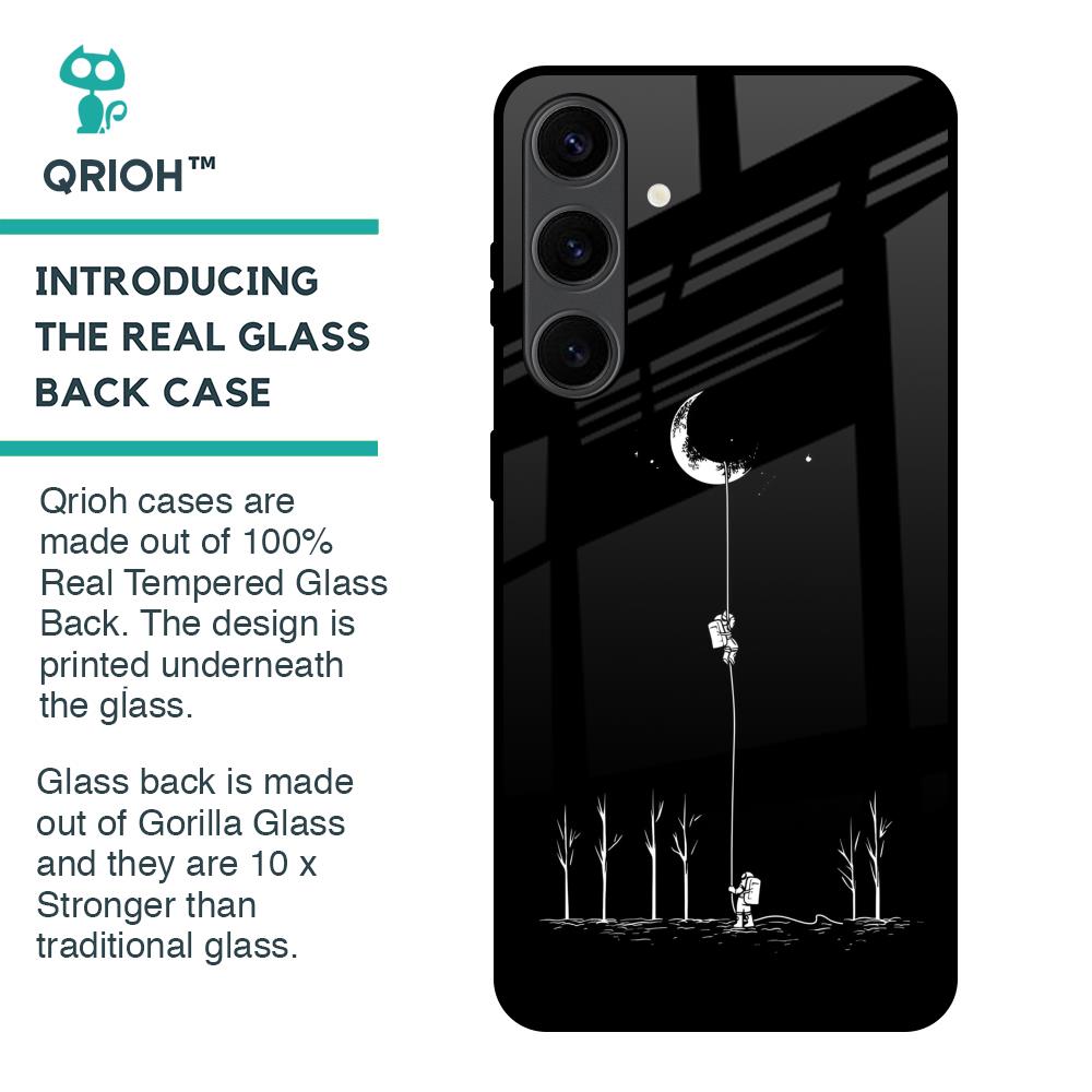 Catch the Moon Glass Case for Samsung Galaxy S24 Plus 5G