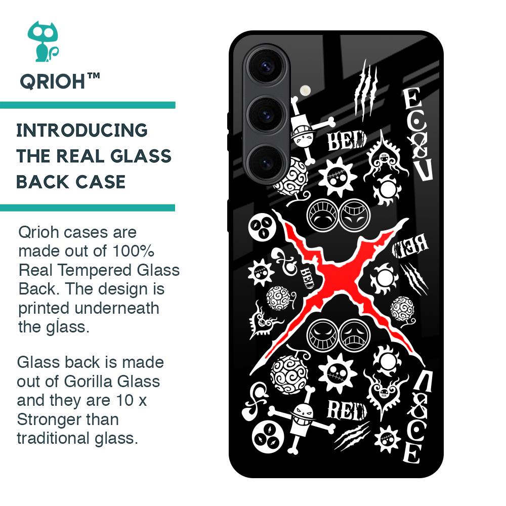 Red Zone Glass Case for Samsung Galaxy S24 Plus 5G