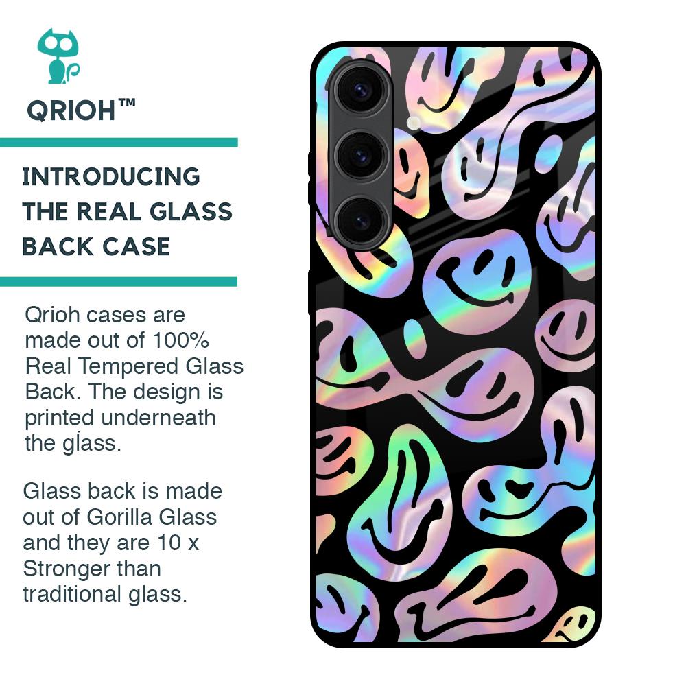 Acid Smile Glass Case for Samsung Galaxy S24 Plus 5G