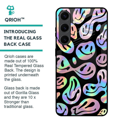 Acid Smile Glass Case for Samsung Galaxy S24 Plus 5G